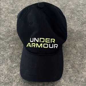 Under Armour Black and Neon Cap